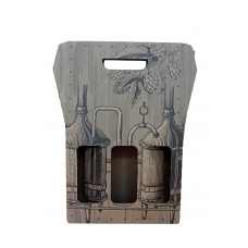 Pivný box 3-pack hnedý Pivný box 3-pack hnedý